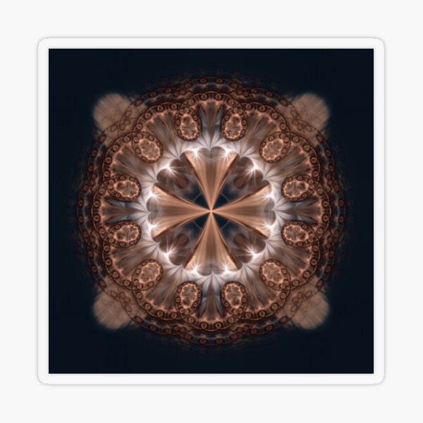 Item preview, Sacred geometry ornament with cross designed and sold by Galas Art.