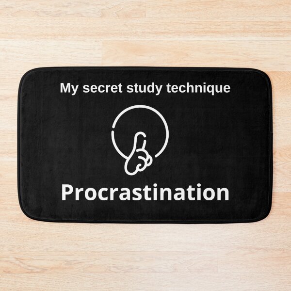 Item preview, My secret study technique Procrastination - Funny Gift designed and sold by CherryKaJa.