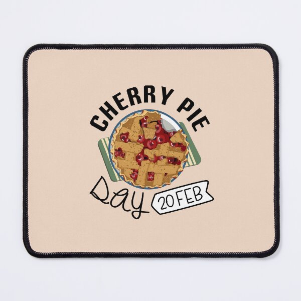 Item preview, 20 February Cherry Pie Day - Wacky Holidays designed and sold by ChemicalXShop.