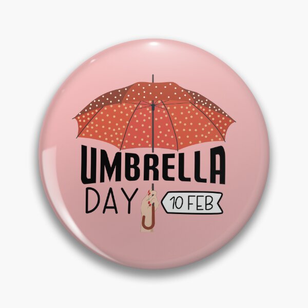 Item preview, 10 February Umbrella Day - Wacky Holidays designed and sold by ChemicalXShop.