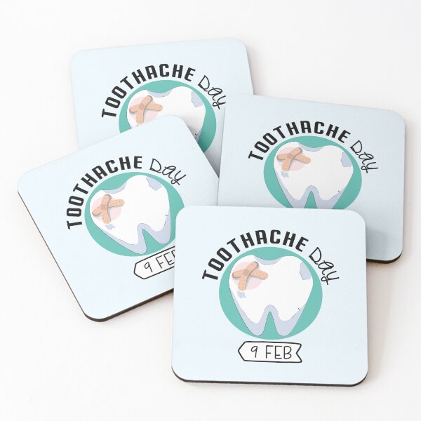 Item preview, 9 February Toothache Day - Wacky Holidays designed and sold by ChemicalXShop.