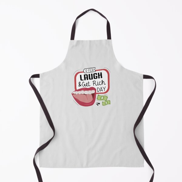 Item preview, 8 February Laugh & Get Rich Day - Wacky Holidays designed and sold by ChemicalXShop.