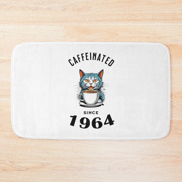 Item preview, Cat Caffeinated Since 1964 designed and sold by LegendaryDesigns.
