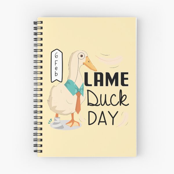 Item preview, 6 February Lame Duck Day - Wacky Holidays designed and sold by ChemicalXShop.