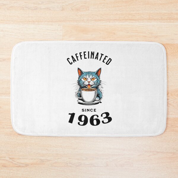 Item preview, Cat Caffeinated Since 1963 designed and sold by LegendaryDesigns.