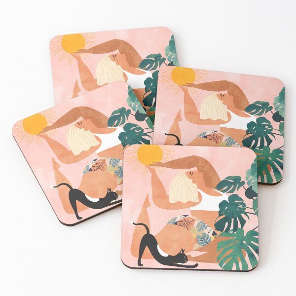 Item preview, Tropical Yoga #illustration #tropical  designed and sold by 83oranges.com.