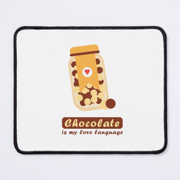 Item preview,  Chocolate Is My Love Language: Sweet Chocolate Jar designed and sold by Tulip Creators .
