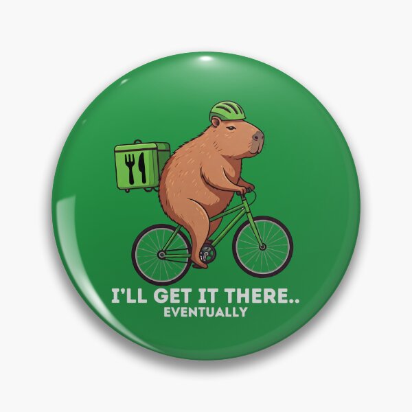 Item preview, Capybara - Food Delivery Rider designed and sold by The magic  Yellow bus.