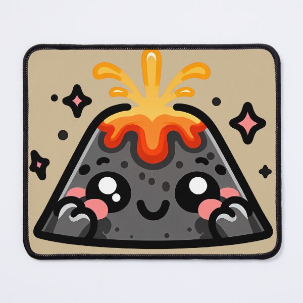 Item preview, Cute Volcano designed and sold by Funny Vintage Stickers And T-Shirts.