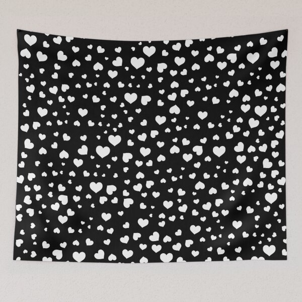 Item preview, Cute White Hearts on Colored Background designed and sold by Quijote-.