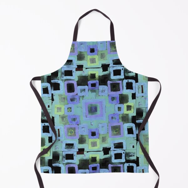 Item preview, Klimt blues squares designed and sold by bekki smith.