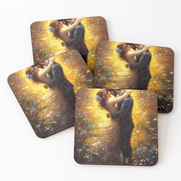Item preview, Impressionist Inspired The Kiss designed and sold by Moisky Art.