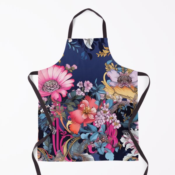 Item preview, Modern Vivid Multicoloured Flower Pattern with Semiabstract and Queer Motifs designed and sold by AgathaZolastore.