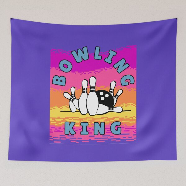 Item preview, Bowling King - Retro Design for Bowling Fans designed and sold by LMoonDesigns.