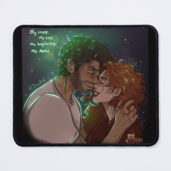 Item preview, My mate, my star, my beginning, my alpha print designed and sold by DoodlingLenn.