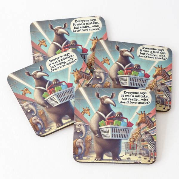 Item preview, Anteater buys snacks at the store designed and sold by DamioPolArt.