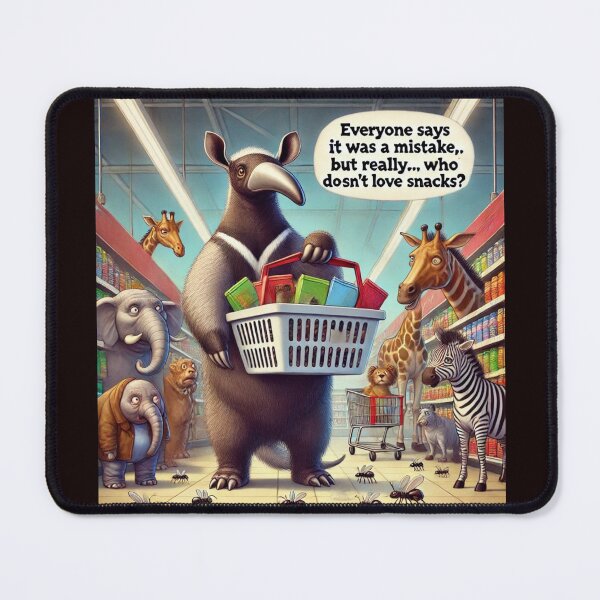 Item preview, Anteater buys snacks at the store designed and sold by DamioPolArt.