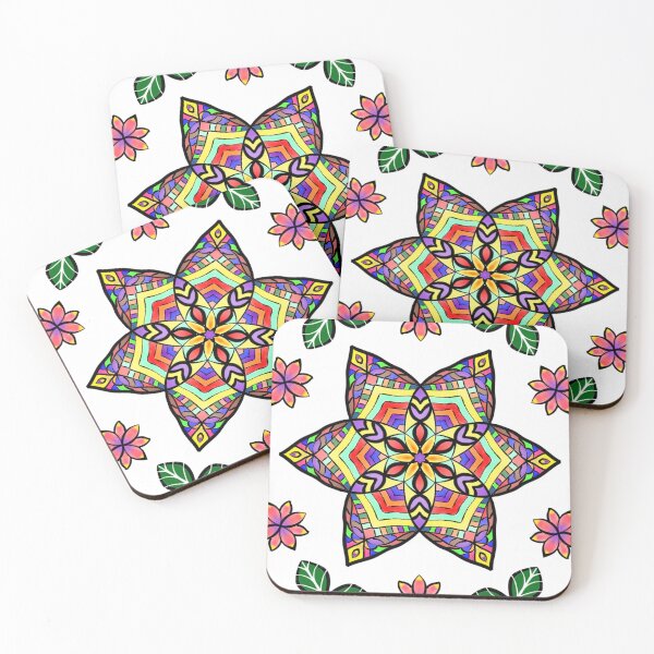 Item preview, Flower mandala arabesque tiles  designed and sold by Bulantanyong.