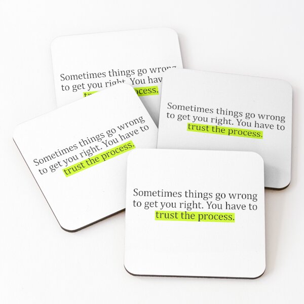Item preview, Trust the Process Things Go Wrong to Get You Right designed and sold by FlyShop1.