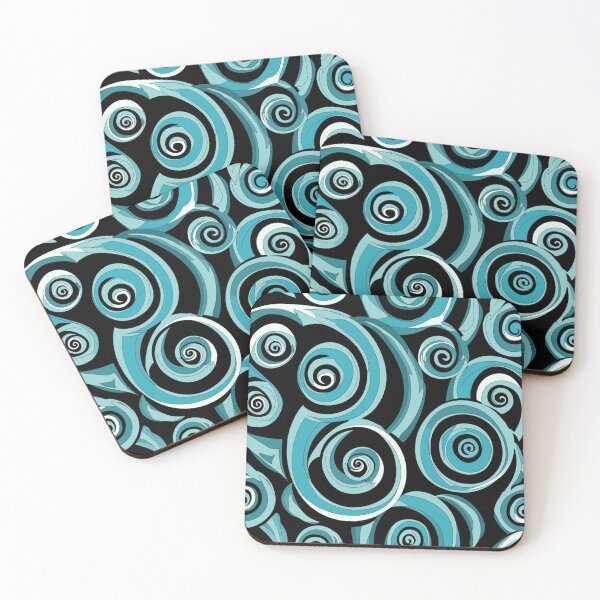 Item preview, New Zealand Paua Māori Pattern Koru Design 333 designed and sold by GrinGalore.