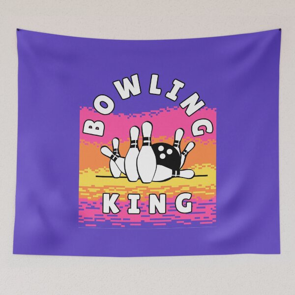 Item preview, Bowling King - Retro Design for Bowling Fans designed and sold by LMoonDesigns.