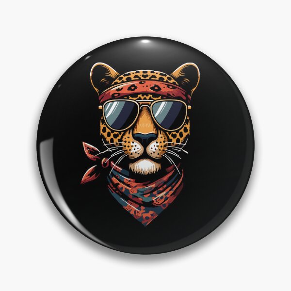 Item preview, Leopard Wearing Leopard Scarf Animal Wearing Sunglasses designed and sold by Artistoos.