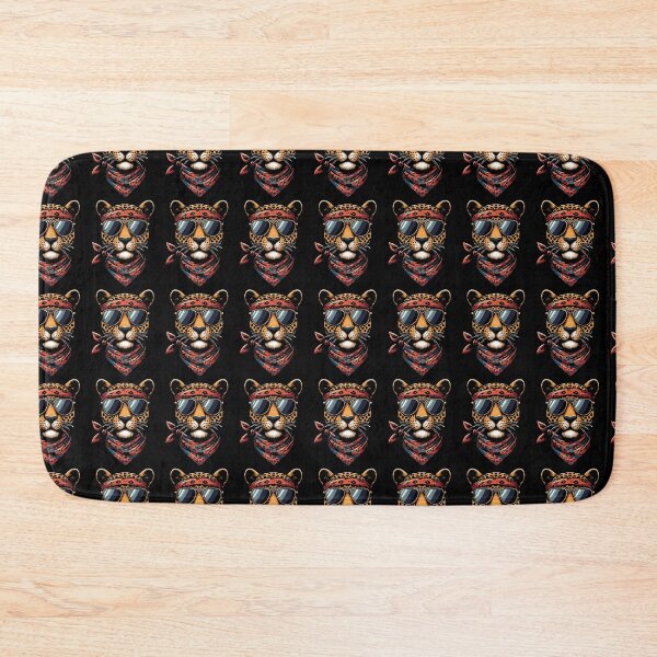 Item preview, Leopard Wearing Leopard Scarf Animal Wearing Sunglasses designed and sold by Artistoos.