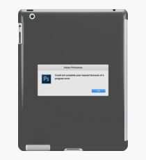 Adobe Photoshop Error iPad Case/Skin