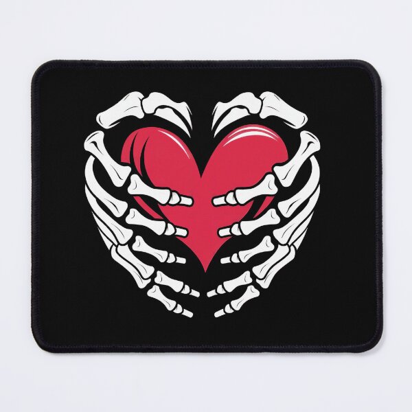 Item preview, ed heart in skeletal hands designed and sold by jkrphoto.