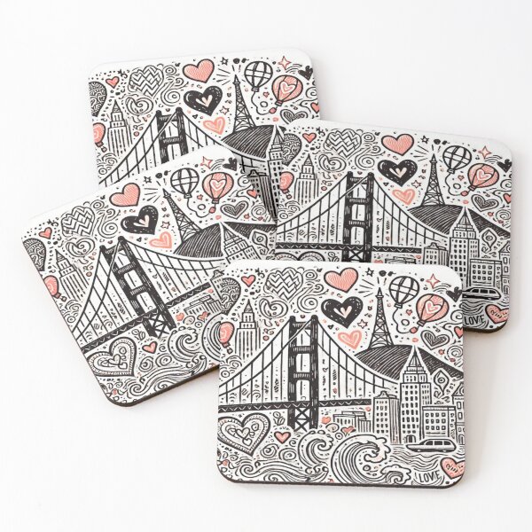Item preview, San Francisco Heartbeats Reloaded Premium Trendy Best Gift designed and sold by Imaginarium of Chaos falcon88 .