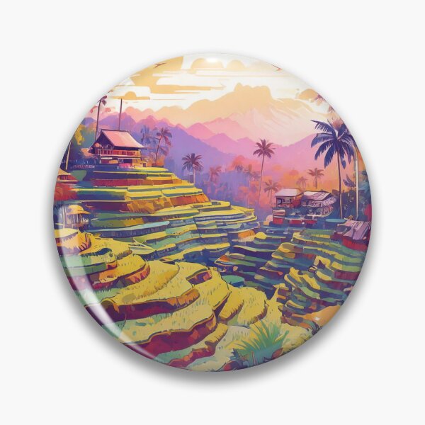 Item preview, Ricefields of Bali Indonesia Tropical designed and sold by OttensPixels.