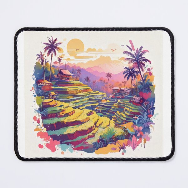 Item preview, Ricefields of Bali Indonesia Tropical designed and sold by OttensPixels.