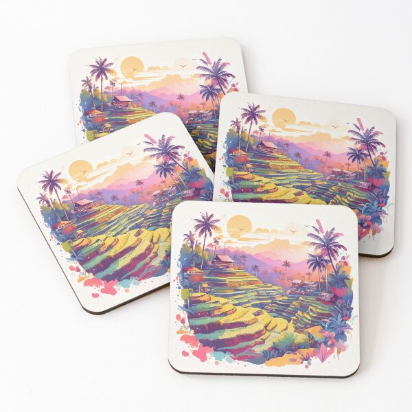 Item preview, Ricefields of Bali Indonesia Tropical designed and sold by OttensPixels.