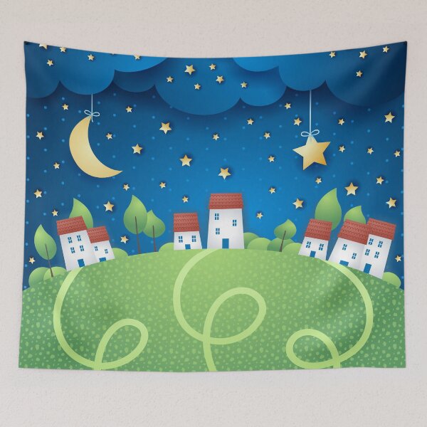 Item preview, Back Home, at Night designed and sold by LuisaVenturoli.