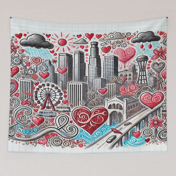 Item preview, Los Angeles Romance Reloaded Premium Trendy Best Gift designed and sold by Imaginarium of Chaos falcon88 .