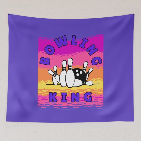 Item preview, Bowling King - Retro Design for Bowling Fans designed and sold by LMoonDesigns.