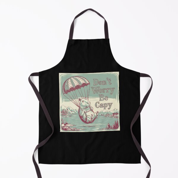 Item preview, Don’t Worry Be Capy - Retro Cute Vintage Capybara designed and sold by GRABAPSHOP.