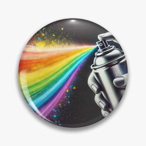 Item preview, "Rainbow in a Spray" designed and sold by Wiredart.