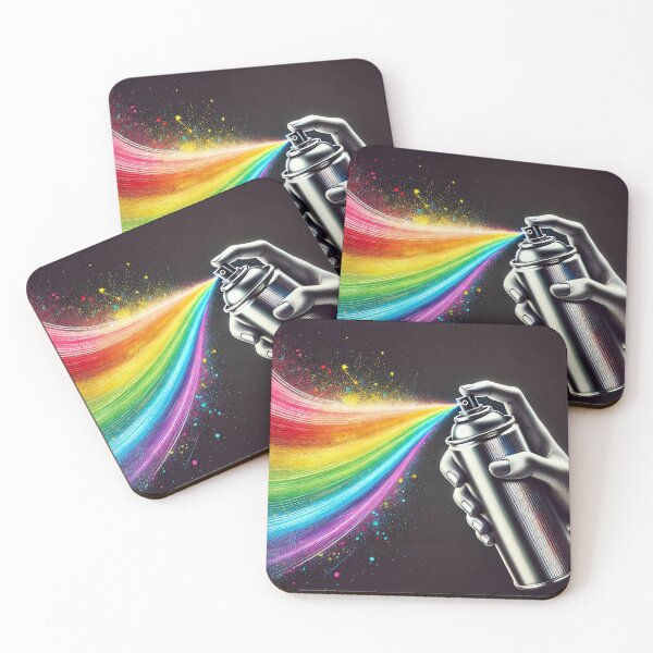 Item preview, "Rainbow in a Spray" designed and sold by Wiredart.