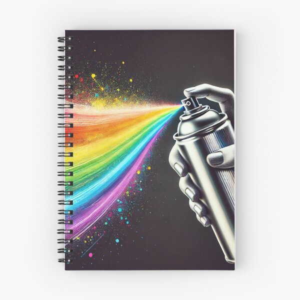 Item preview, "Rainbow in a Spray" designed and sold by Wiredart.