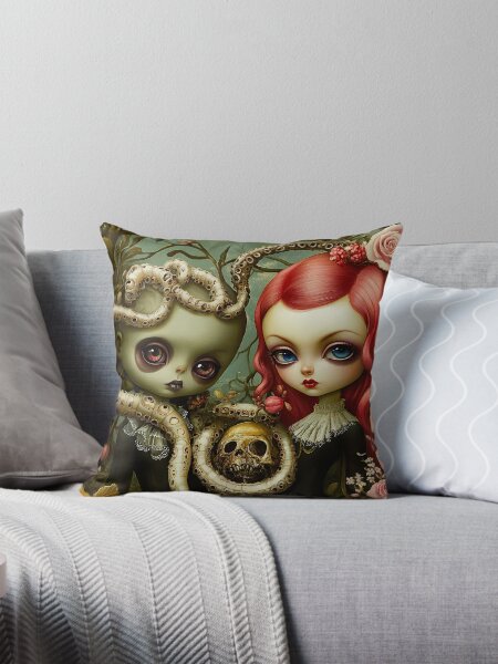 Item preview, Whimsical Shadows in Bloom. Pop Surrealism Art inspired by Mark Ryden. Lowbrow art.. designed and sold by Piagor.