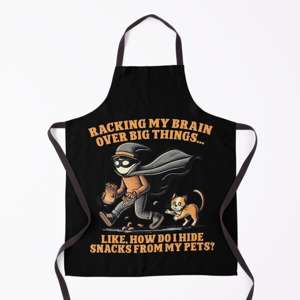 Item preview, Racking My Brain Over Big Things Hide Snacks From Pets designed and sold by Dressed For  Duty.