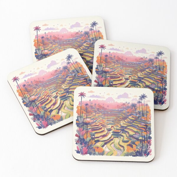 Item preview, Ricefields of Bali Indonesia Tropical II designed and sold by OttensPixels.