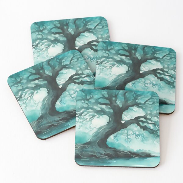 Item preview, Turquoise Tree by River designed and sold by CalmnessbyChoice.