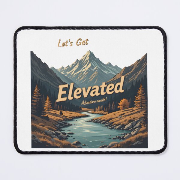 Item preview, Let’s Get Elevated Adventure Typography. designed and sold by SalahuTheBoss.
