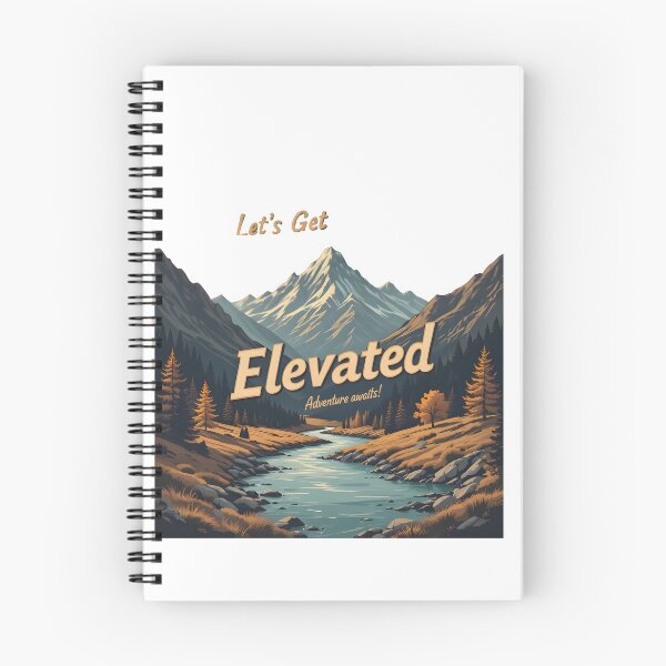 Item preview, Let’s Get Elevated Adventure Typography. designed and sold by SalahuTheBoss.