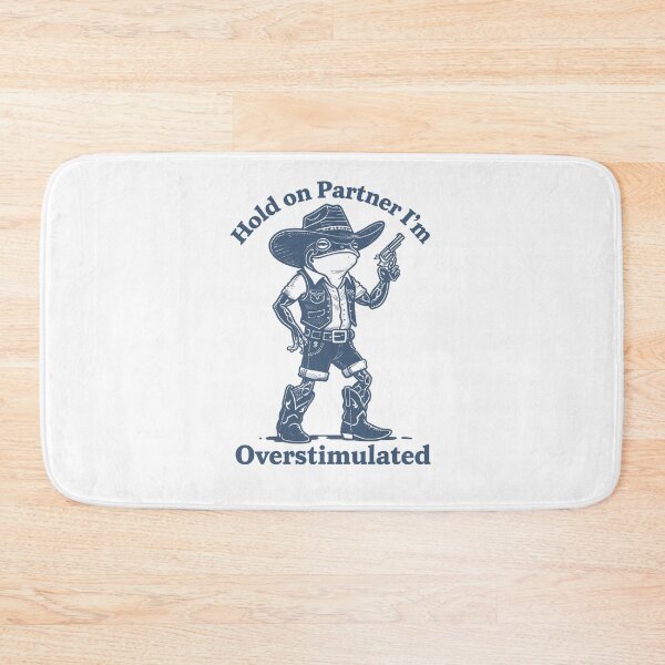 Item preview, Funny Cowboy Frog - Overstimulated designed and sold by JerdbordinShop.