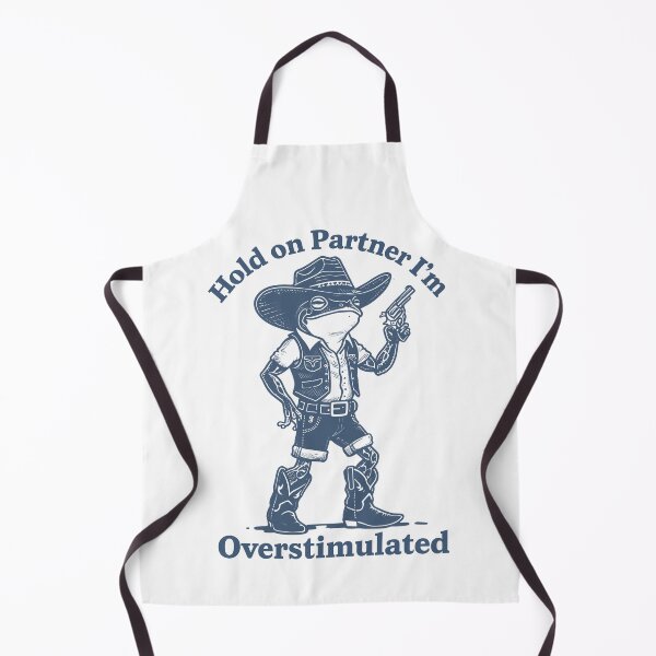 Item preview, Funny Cowboy Frog - Overstimulated designed and sold by JerdbordinShop.