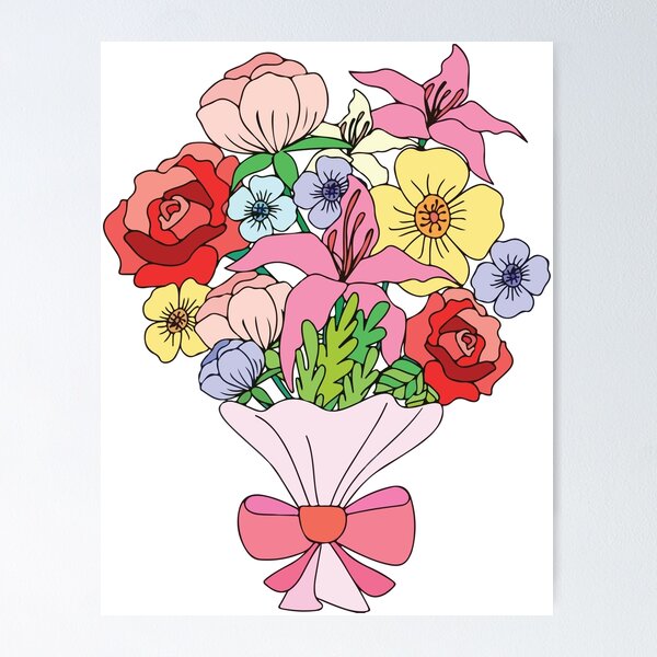 Aperçu de l'œuvre Bouquet de fleurs créée et vendue par BrownHorse90s.
