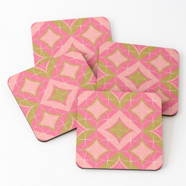 Artikelvorschau, Quilted ish 1 - rosa und ocker entworfen und verkauft von marialindemann.